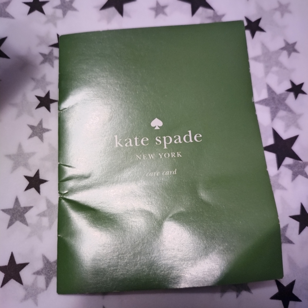 KATE SPADE Purple Satchel with removable strap polkadot lining - Picture 7 of 7